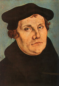 Portrait of Martin Luther (1483–1546) Work of Lucas Cranach the Elder (German, 1472–1553) Oil on wood